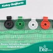 Gölgelik Klipsi Karışık Renk 500 Adet Bsr Garden - 1