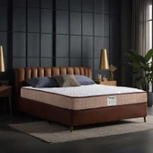 Homedius Bamboo Plus Full Ortopedik Yatak  Beyaz 90x200 - 1