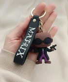 Matris Anahtarlık Silikon 3D Anime Matrix Oyuncak Araba Çanta Süsü thumbnail 1