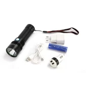 Baretta Tk92 2000 Lümen Amerikan L2 Led Profesyonel Şarjlı El Feneri thumbnail 2