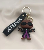 Matris Anahtarlık Silikon 3D Anime Matrix Oyuncak Araba Çanta Süsü thumbnail 2