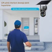 MPIA Mika 6MP Dual Lens  Wifi Güneş Enerjili Hareketli Akıllı Kamera Gece Görüş V380Pro - 10