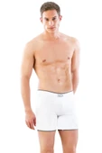 BEYAZ MI Emay 2108 Seamless uzun Erkek Boxer - 1