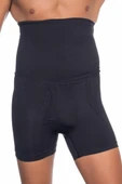 SİYAH MI Emay E1005 Erkek Yüksek Bel Double Boxer Korse - 2