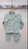 uğurböceğiçocuk Kaplumbağa Baskılı Pijama Takım 2409 - 1