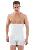 BEYAZ MI Emay E1005 Erkek Yüksek Bel Double Boxer Korse - 1