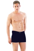 LACİVERT  MI Emay 2108 Seamless uzun Erkek Boxer - 1