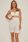 BEYAZ MI Emay 3005 Soft Uzun Paçalı Boxer Korse - 1