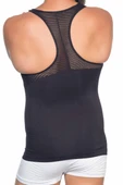 SİYAH MI Emay E1009 Fileli Erkek Korse Atlet - 3