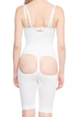 BEYAZ MI Emay 2038 Popo ve Göğsü Açık Paçalı Boy Korse thumbnail 6