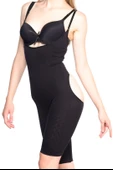 SİYAH MI Emay 2038 Popo ve Göğsü Açık Paçalı Boy Korse thumbnail 2