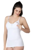 BEYAZ MI Emay 1413 Modal Cotton Kaplı Emzirme Atlet - 1