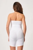 BEYAZ MI Emay 2087 Önden Agraflı Paçalı Korse thumbnail 3