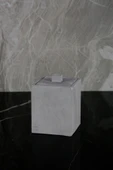 Beton Makyaj Pamuğu Kulak Pamuğu Düzenleyici Kapaklı Pamukluk Organizer - 1