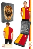 Galatasaray Orijinal Lisanslı Match Day T-shirt Gs Aslan Baskılı Hediyelik Ahşap Kutulu thumbnail 1