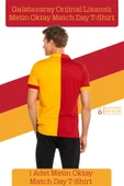 Galatasaray Orijinal Lisanslı Match Day T-shirt Metin Oktay Baskılı Hediyelik Ahşap Kutulu thumbnail 3