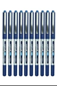 Mavi Pilot Kalem 10 Adet Uniball Eye Mikro 0.5 mm Roller Pilot Kalem Ub-150 Roller Uçlu Likit Mürekkepli Pilot Kalem - 1