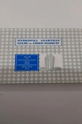 Altınyıldız Apartman Gelir Gider Makbuzu A5 Otokopili 14x20 (12 Li Paket) - 1