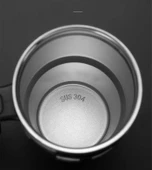 Shotay Travel Çelik Termos Mug 900Ml Krem - 6