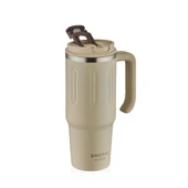 Shotay Travel Çelik Termos Mug 900Ml Krem - 2