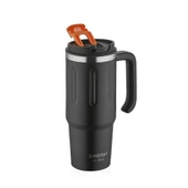 Shotay Travel Çelik Termos Mug 900Ml Siyah - 2