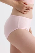 Yüksek Bel Pamuklu 7'Li Paket Bato Külot Pembe - 4