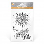 Çiçek -1 Geçici Dövme,Geçici Tattoo ,Vücut Dövme,Kol Bilek Dövme,Boyun Dövme,Sırt Dövme thumbnail 2