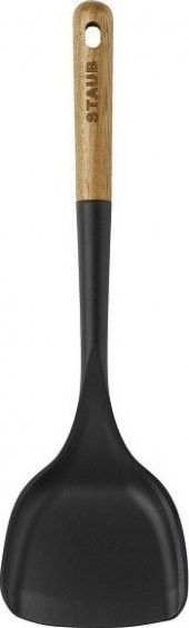 Staub 405031010 Silikon Wok Spatula 30 cm - Siyah - 1