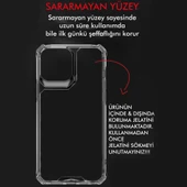 iPhone 16 Kılıf Lux Sararmaz Silikon Şeffaf Kapak - 5