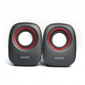 Dark SP100B 1+1 Multimedia USB Speaker Siyah (DK-AC-SP100B) - 3