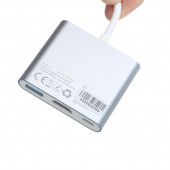 Dark 3in1 USB3.1 Type C Erkek - HDMI Dönüştürücü - 4K UHD/USB 3.1 Type C Şarj Dönüştürücü(DK-AC-U31X32) - 4