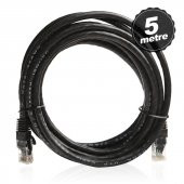 Dark 5m CAT6 CU AWG24/7 UTP Siyah Network Kablosu (DK-CB-NT6U500B) - 1