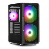 Dark Maxima V20 Temperli Cam Yan Panel, 2x20cm Ön + 1x12cm USB 3.0 Type-C, ATX Oyuncu Kasası (DKCHMAXV20) - 1