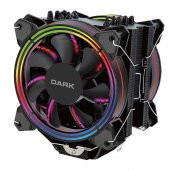 Dark Freezer X128 2x12cm FRGB LED Intel & AMD Uyumlu PWM Fanlı 4x Isı Borusu İşlemci Soğutucu (DKCCX128) - 1