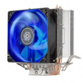 SilverStone KR03 Intel & AMD Uyumlu, 9cm Mavi Led Fanlı, Kule Tipi İşlemci Soğutucu (SST-KR03) - 1