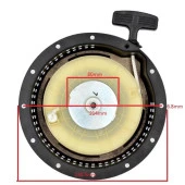 Dizel Motor Starter Kapak Komple 186F/186FA 10-12 Hp thumbnail 2