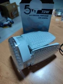 BEYAZ 72wE27 Kristal Katlanabilir Pervane Model Led Ampul 4+1 Kanatlı Led Ampul 6480 Lümen Led Lamba - 3