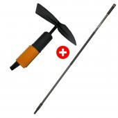 Fiskars 137562 Quickfit Çift Taraflı El Çapası + Grafit Sap 156 cm - 1