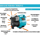 Gardena 1757 Clasic Jet Pompa Hidrofor Otomatik 3500/4E - 4