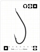 Fudo 1401 Akita Kitsune Black Nikel İğne No:8 thumbnail 3