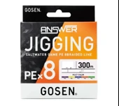 Gosen Jigging Answer Pe 0.8 16Lb Örgü Jig Ve Tai Rubber İpi 300Mt Multicolor thumbnail 3