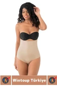 İz İç Göstermez Kaymaz Sıkılaştırıcı Toparlayıcı Şekillendirici LAZER KESİM Yüksek Bel String Korse - 2