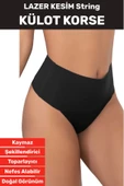 İz İç Göstermez Kaymaz Sıkılaştırıcı Toparlayıcı Vücut Şekillendirici LAZER KESİM Külot korse - 1