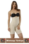 Özel Üretim İz İç Göstermez Kaymaz Sıkılaştırıcı Şekillendirici LAZER KESİM Yüksek Bel Paçalı Korse thumbnail 3