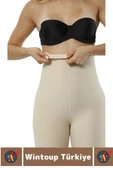 Özel Üretim İz İç Göstermez Kaymaz Sıkılaştırıcı Şekillendirici LAZER KESİM Yüksek Bel Paçalı Korse thumbnail 6