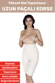 Özel Üretim İz İç Göstermez Kaymaz Sıkılaştırıcı İnceltici Yüksek Bel Uzun Paçalı Toparlayıcı Korse thumbnail 1