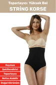 Özel Üretim İz İç Göstermez Kaymaz Sıkılaştırıcı Toparlayıcı Yüksek Bel String Korse thumbnail 1