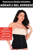 Özel Üretim Vücut Şekillendirici Beden Küçülten Toparlayıcı Ağraflı Bel Korsesi thumbnail 1