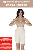 Özel Üretim İz İç Göstermez Kaymaz Sıkılaştırıcı Toparlayıcı Selülit Önlemeye Yardımcı Paçalı Korse thumbnail 1