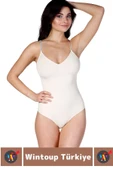 Özel Üretim İz İç Göstermez Kaymaz Sıkılaştırıcı İnceltici Çıtçıtlı Slip Body Korse thumbnail 3